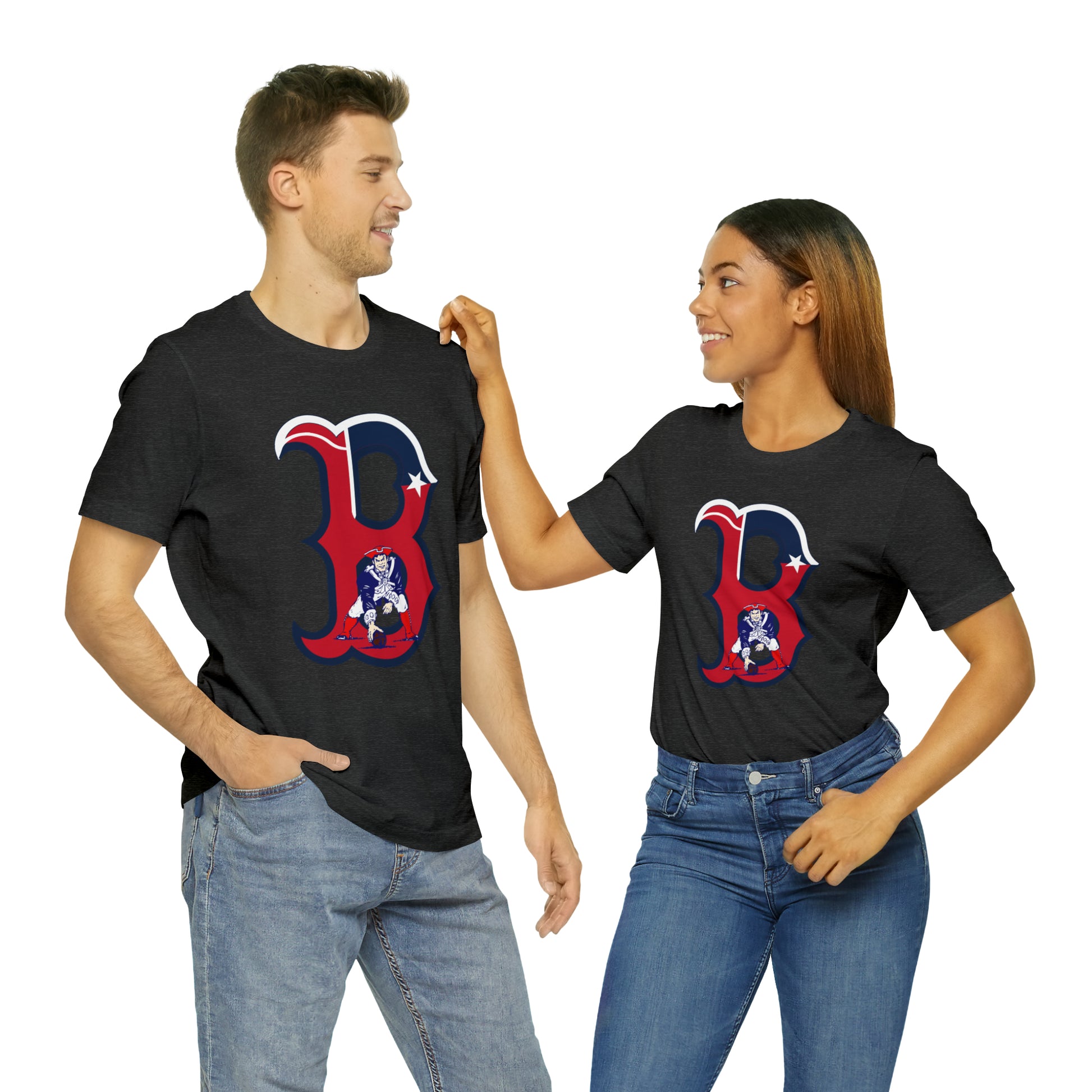 Boston Red Sox & Patriots Mash-Up T-Shirt - thenightmareinc