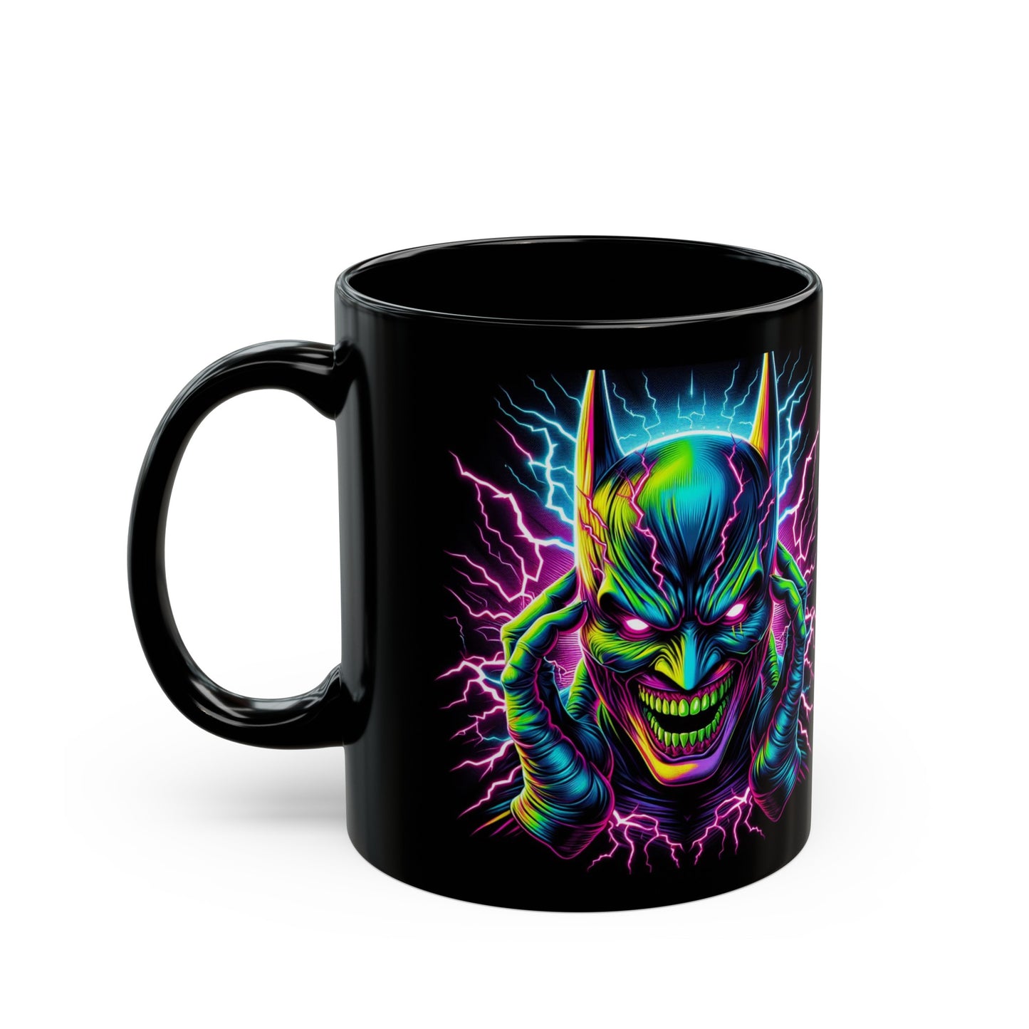 Dark Knight's Brew: Evil Batman Coffee Mug (11oz, 15oz)