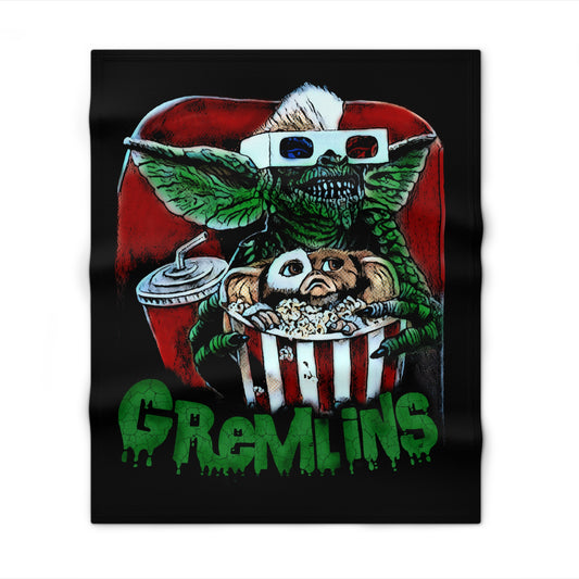 Creepy Crawlers: Gremlins Inspired Throw Blanket for Movie Lovers - thenightmareinc