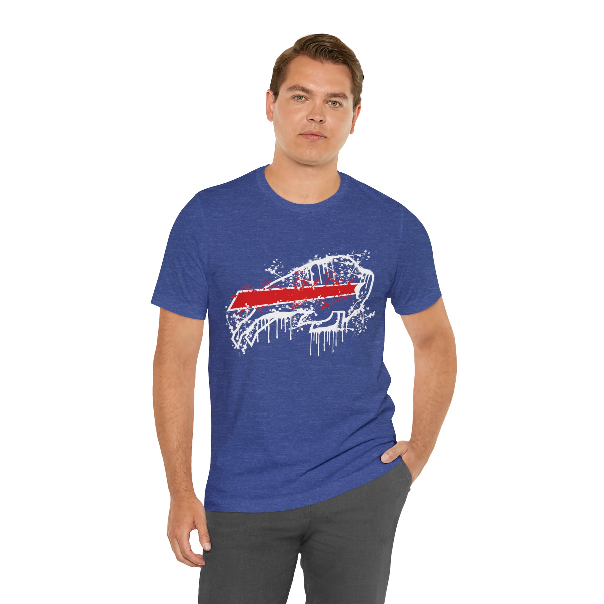 Buffalo Bills Drip Tee - Show Your Buffalo Spirit - thenightmareinc