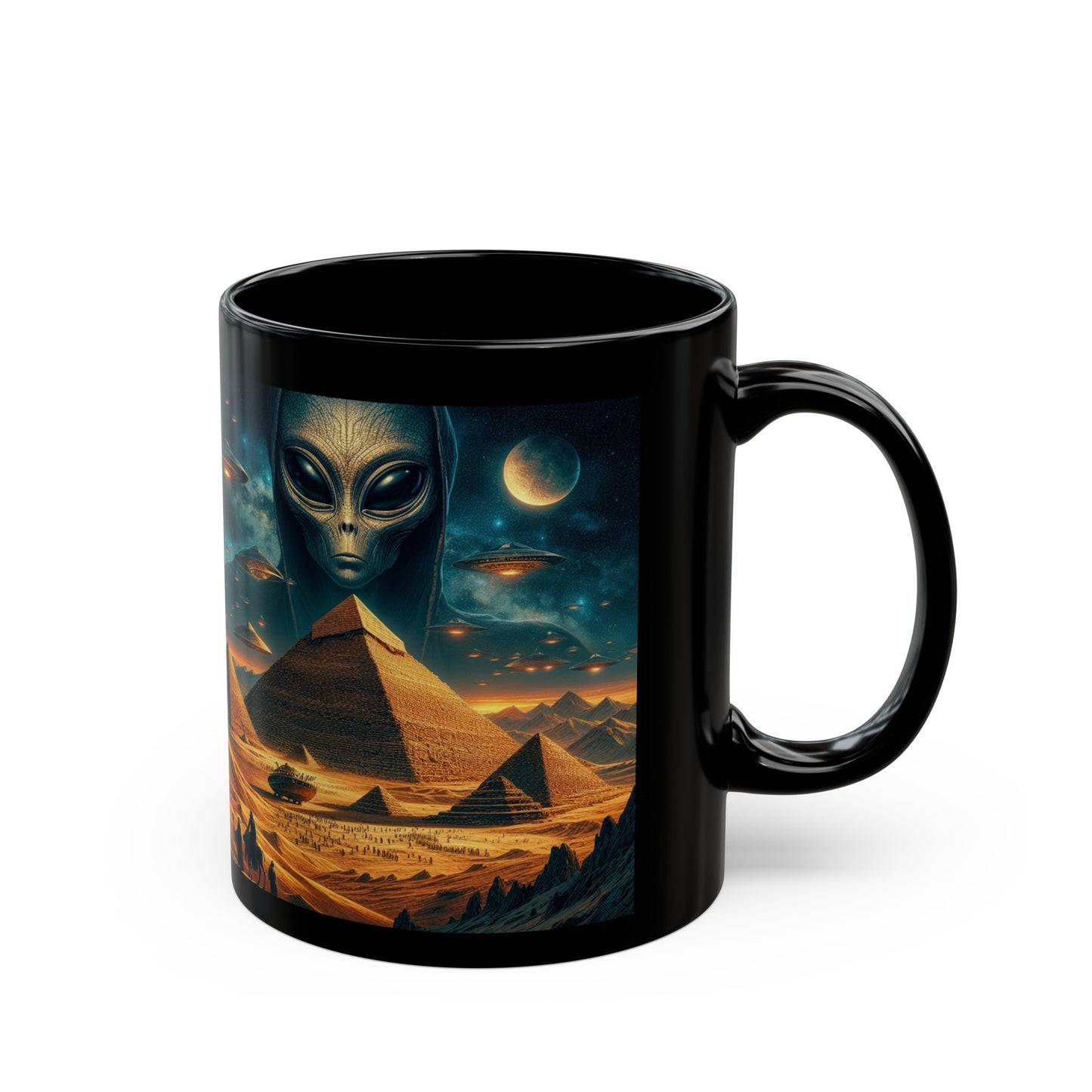 Alien Enigma Egypt Expedition Coffee Mug