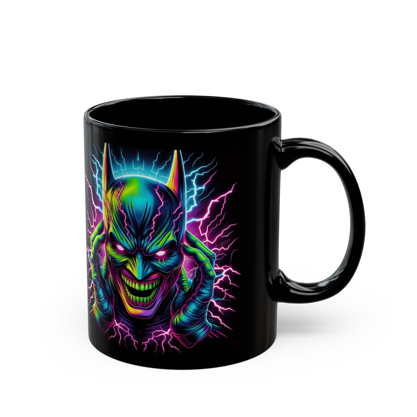 Dark Knight's Brew: Evil Batman Coffee Mug (11oz, 15oz)