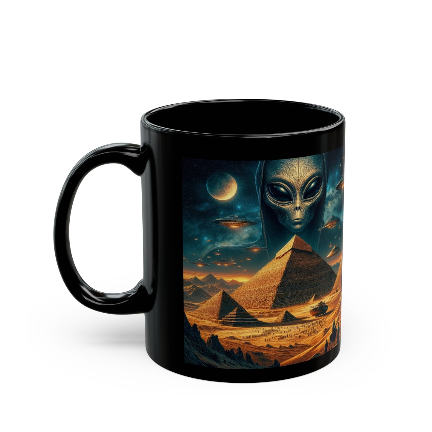 Alien Enigma Egypt Expedition Coffee Mug