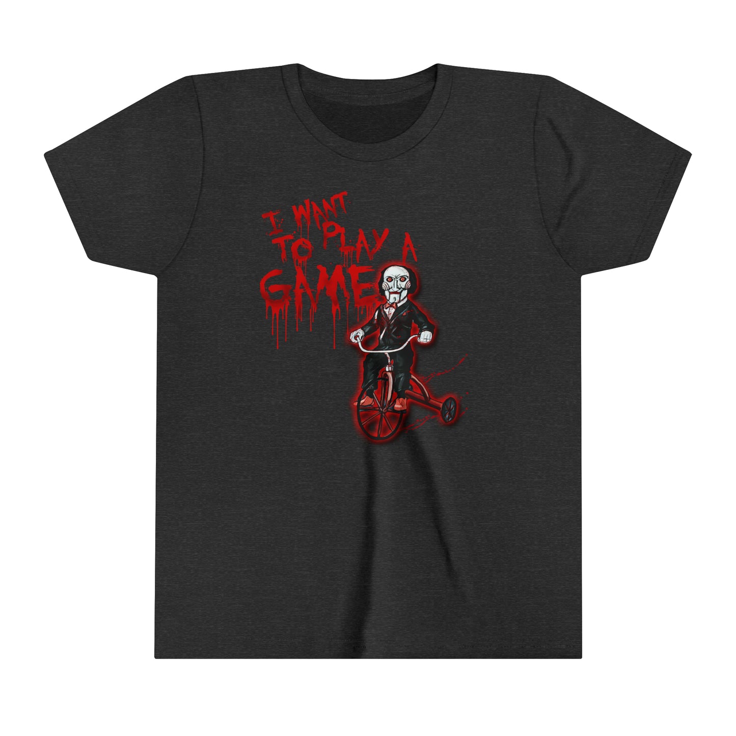 Billy the puppet- saw movie Youth Short Sleeve Tee