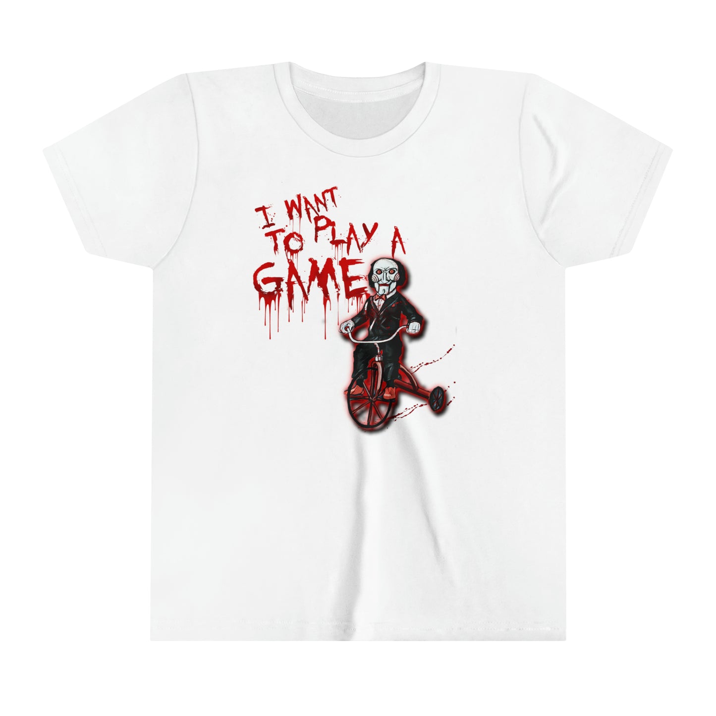 Billy the puppet- saw movie Youth Short Sleeve Tee