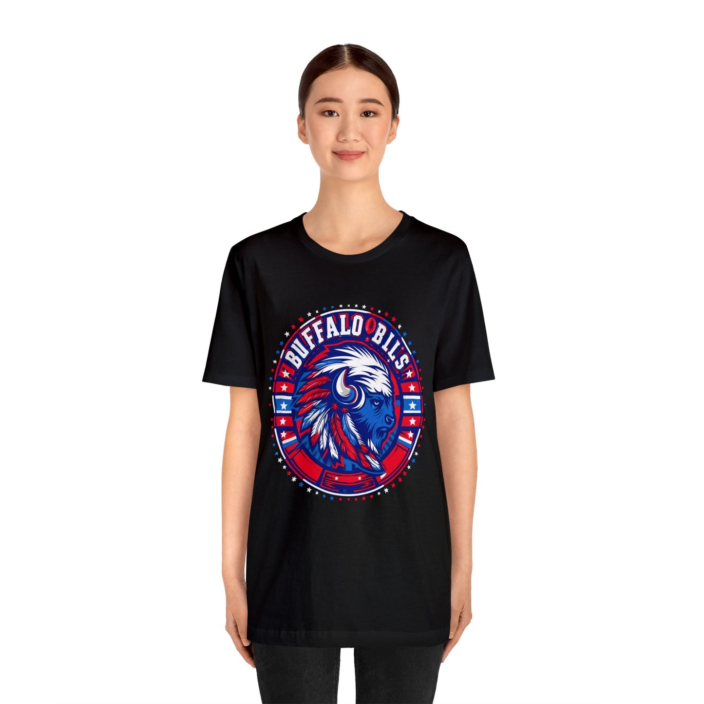 Buffalo Headdress Buffalo Bills T-Shirt - Show Your Team Spirit