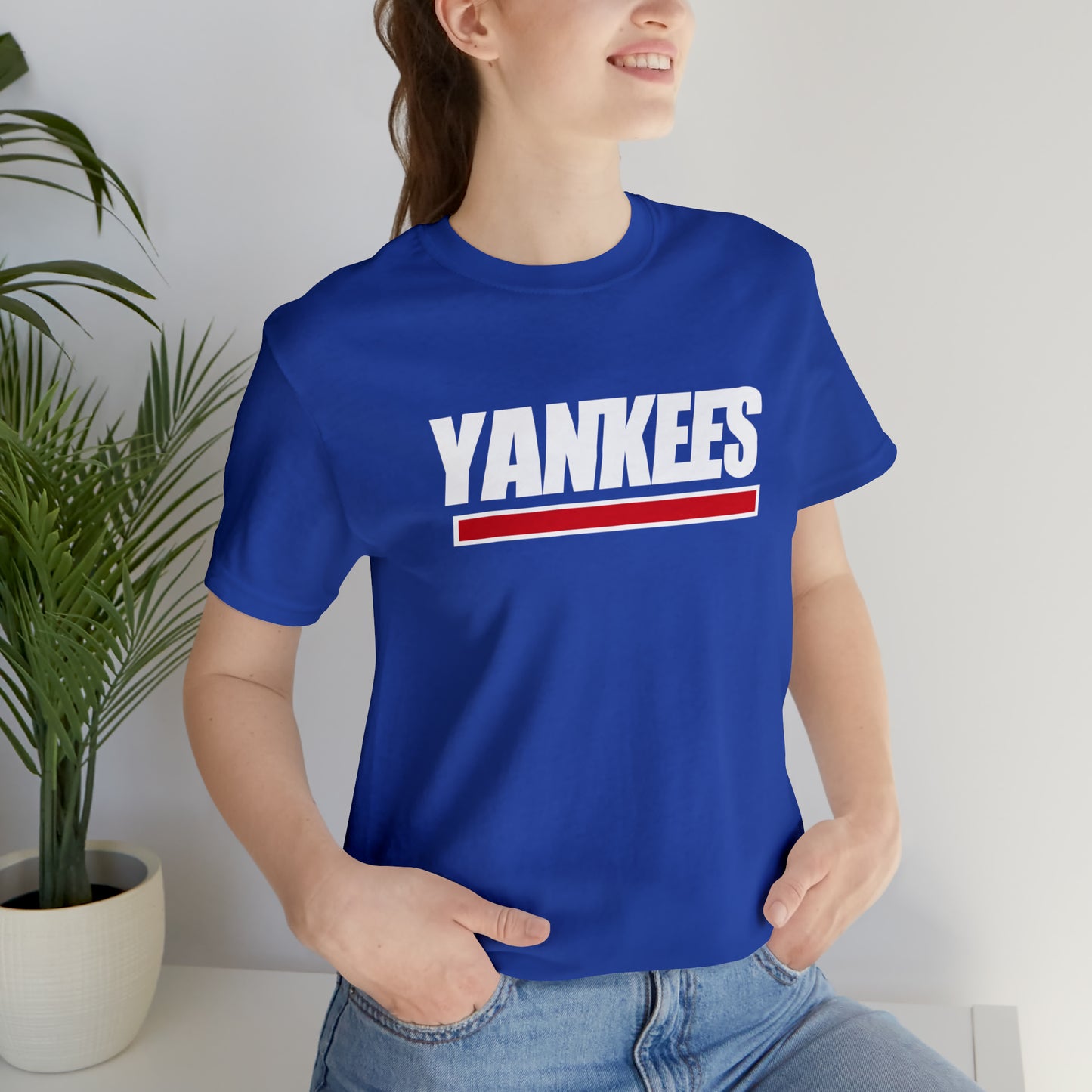 NY Giants & Yankees Mash-Up Tee - NY Sports Powerhouses Unite - thenightmareinc