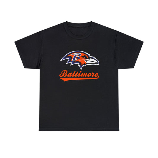 Baltimore Ravens & Orioles Mash-Up Sports Teams T-Shirt - Unite the Spirit of Two Legendary Baltimore Franchises