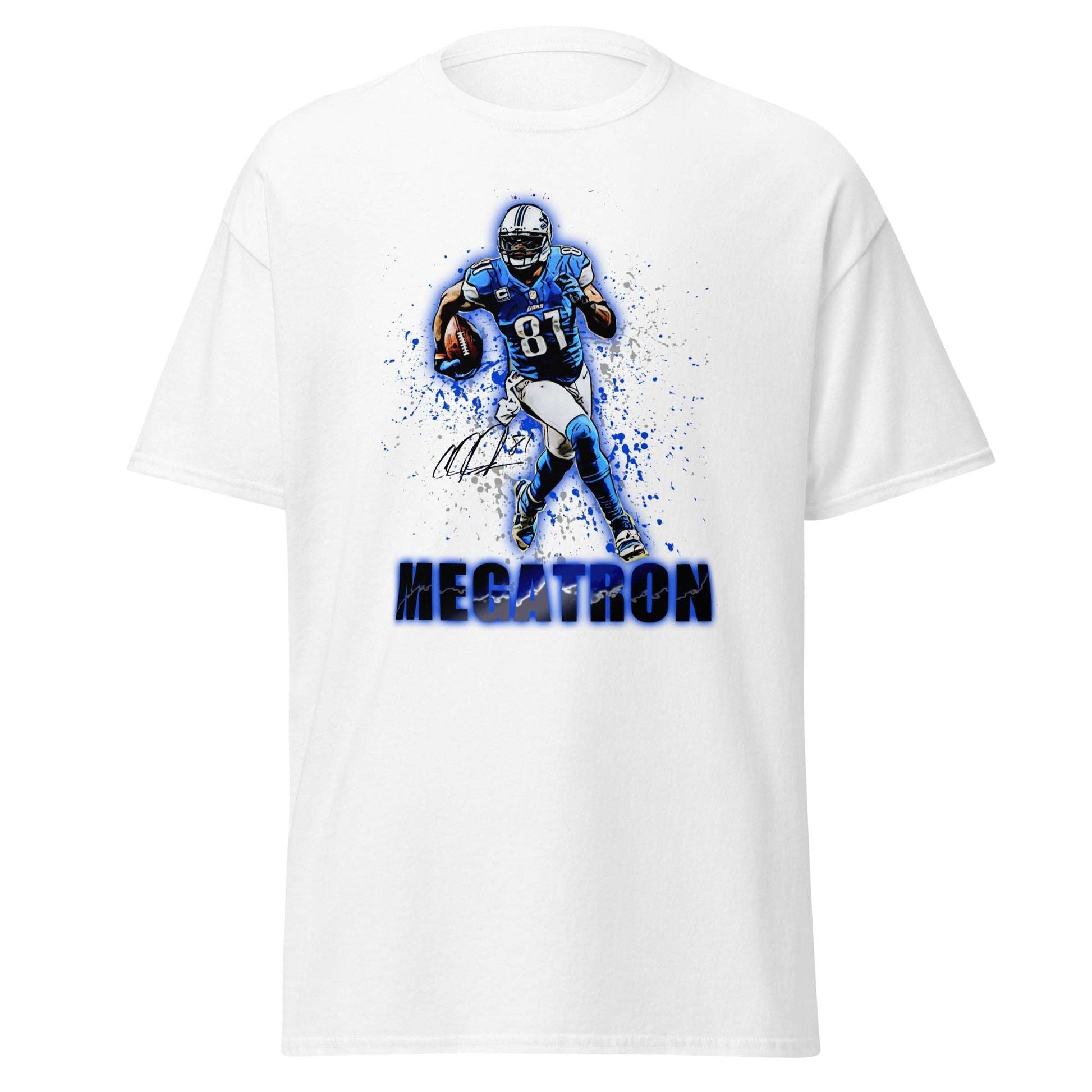 Calvin Johnson Classic Tee - Megatron Lions Football Jersey