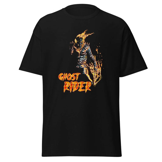 Ghost Rider Classic Tee Shirt - Marvel Comics Antihero Tee - thenightmareinc
