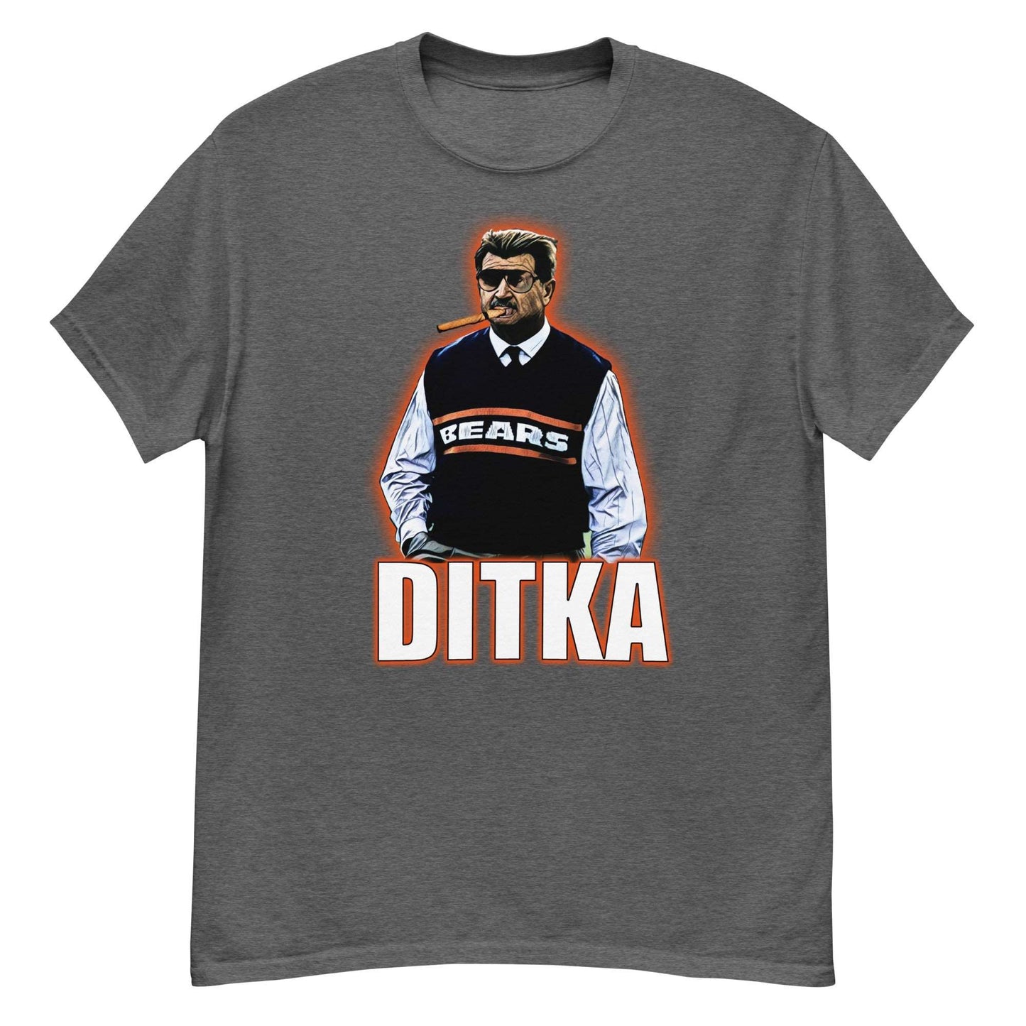 Hall of Fame Coach Mike Ditka - Chicago Bears Fan Tee - thenightmareinc