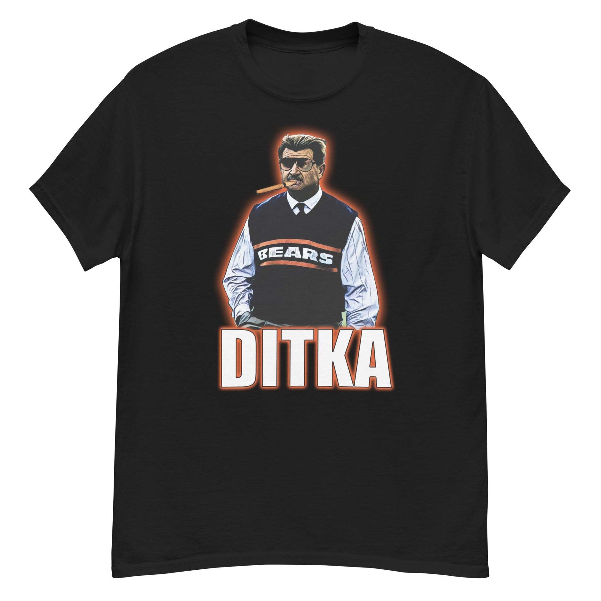 Hall of Fame Coach Mike Ditka - Chicago Bears Fan Tee – thenightmareinc