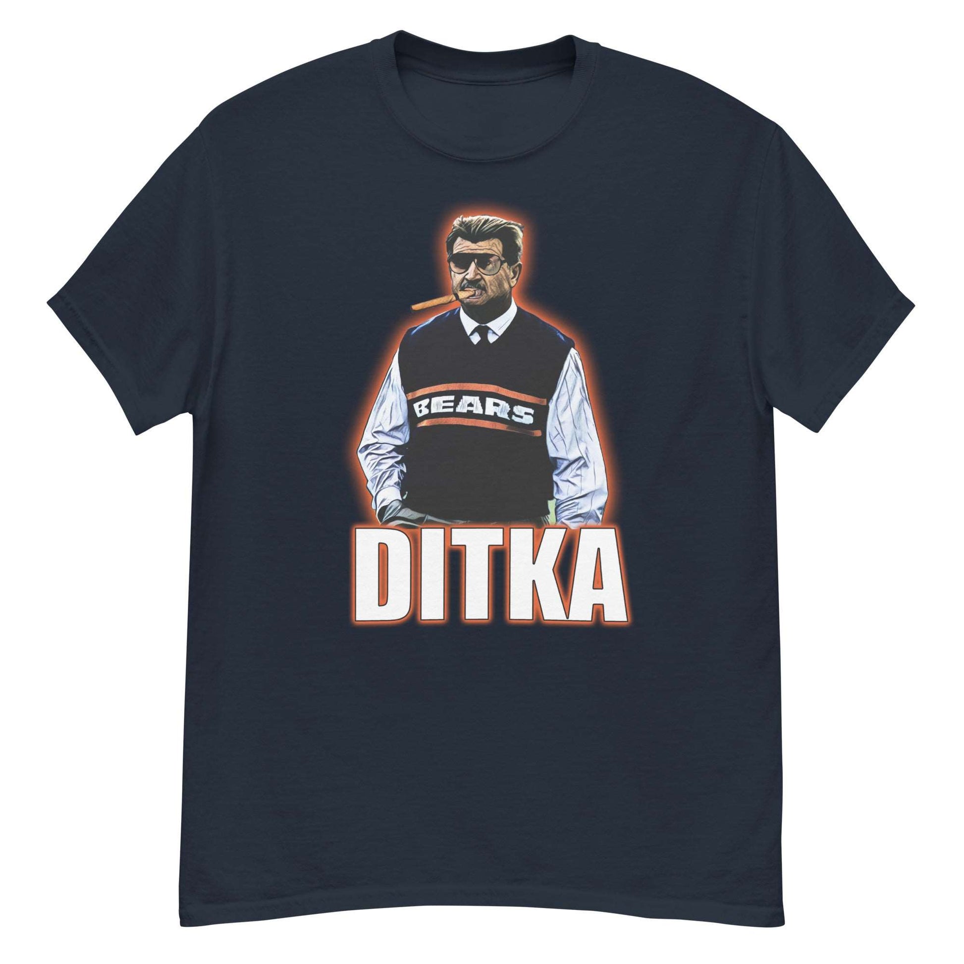 Blue Mike Ditka The Chicago Bears T-Shirt