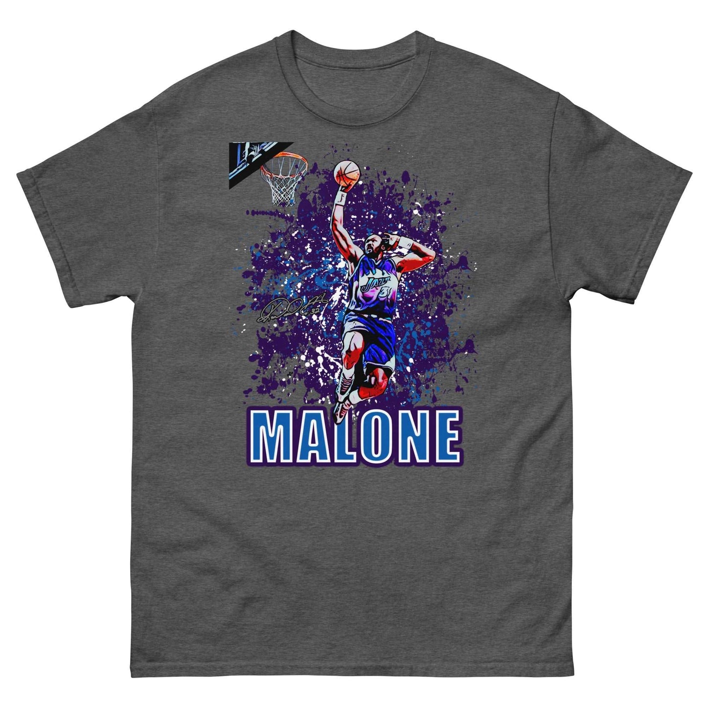 Karl Malone Utah Jazz Basketball Fan T-Shirt - thenightmareinc