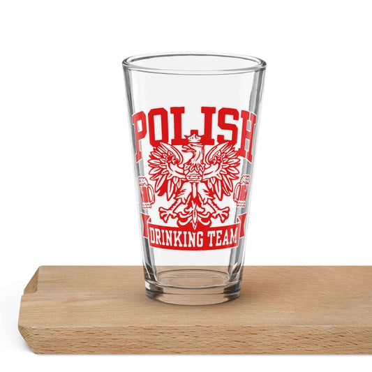 Cheers with the Polish Drinking Team - Pint Glass - thenightmareinc