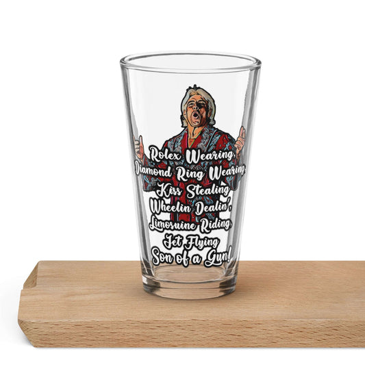 Ric Flair Pint Glass - Iconic Tribute to the Nature Boy - thenightmareinc