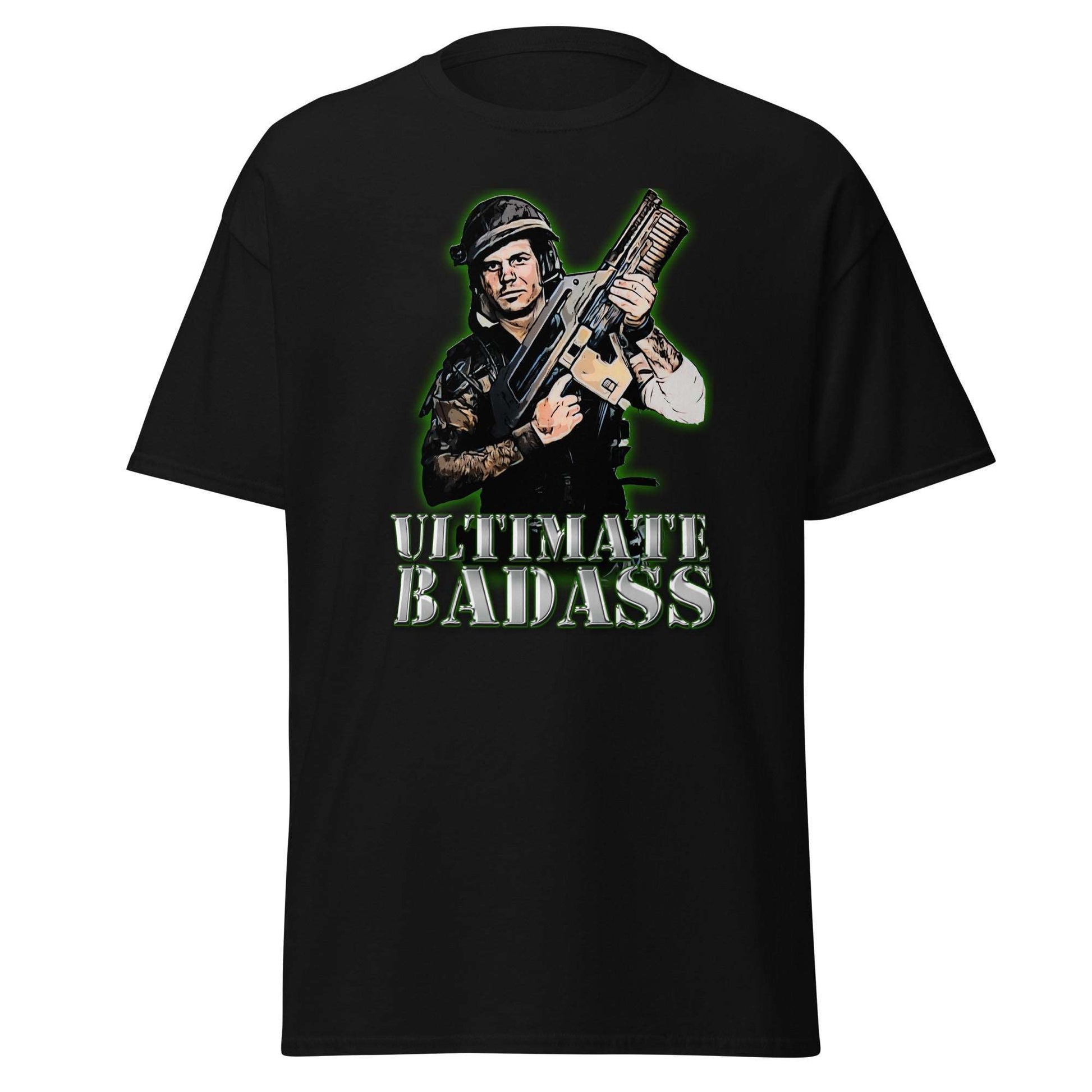 Aliens Ultimate Badass Movie Shirt - Bill Paxton 80s Horror - thenightmareinc