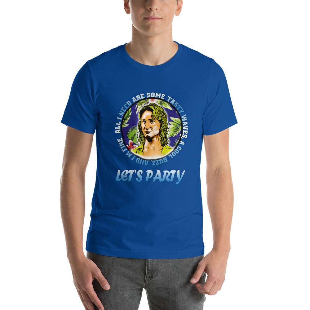 Jeff Spicoli T-Shirt - Fast Times 80s Tee - Hey Bud Let's Party - thenightmareinc
