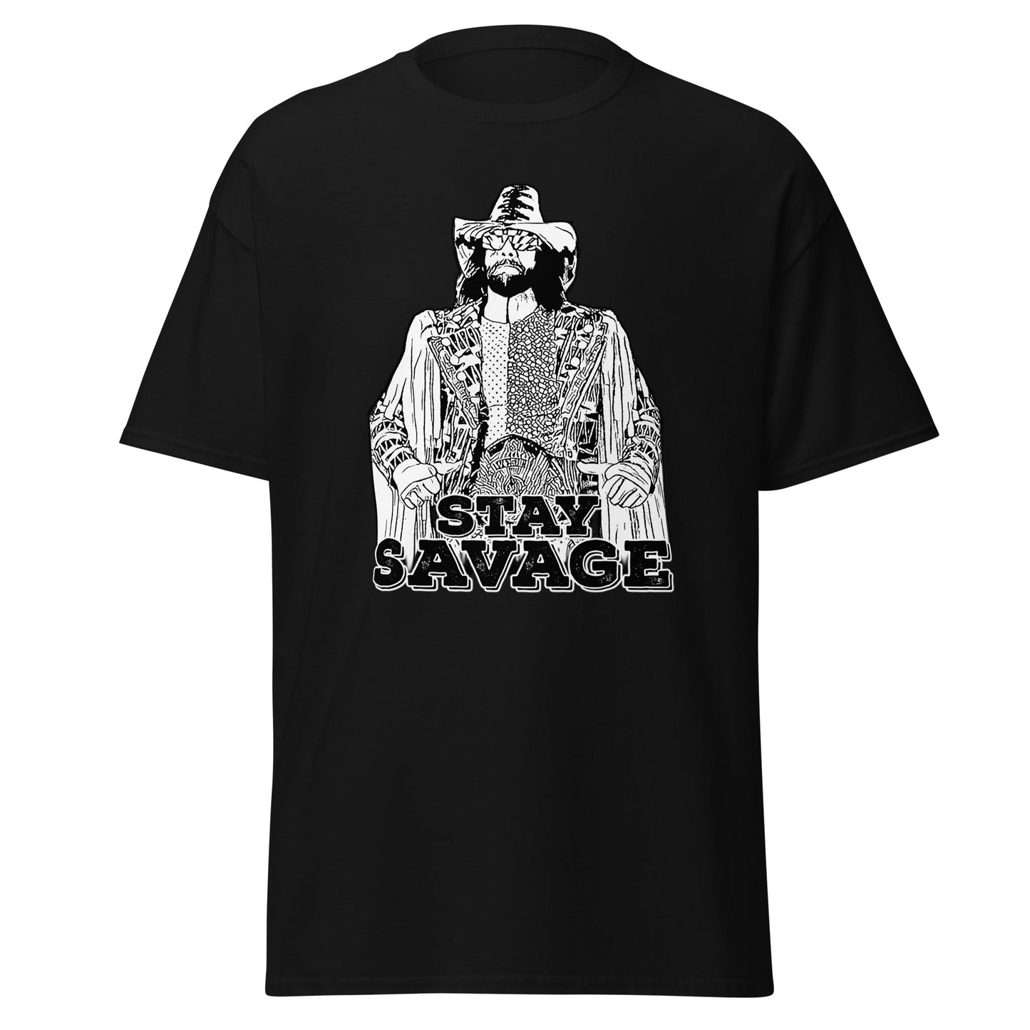 Macho Man Randy Savage 80s Wrestling Classic Tee - Wrestling Legend - thenightmareinc