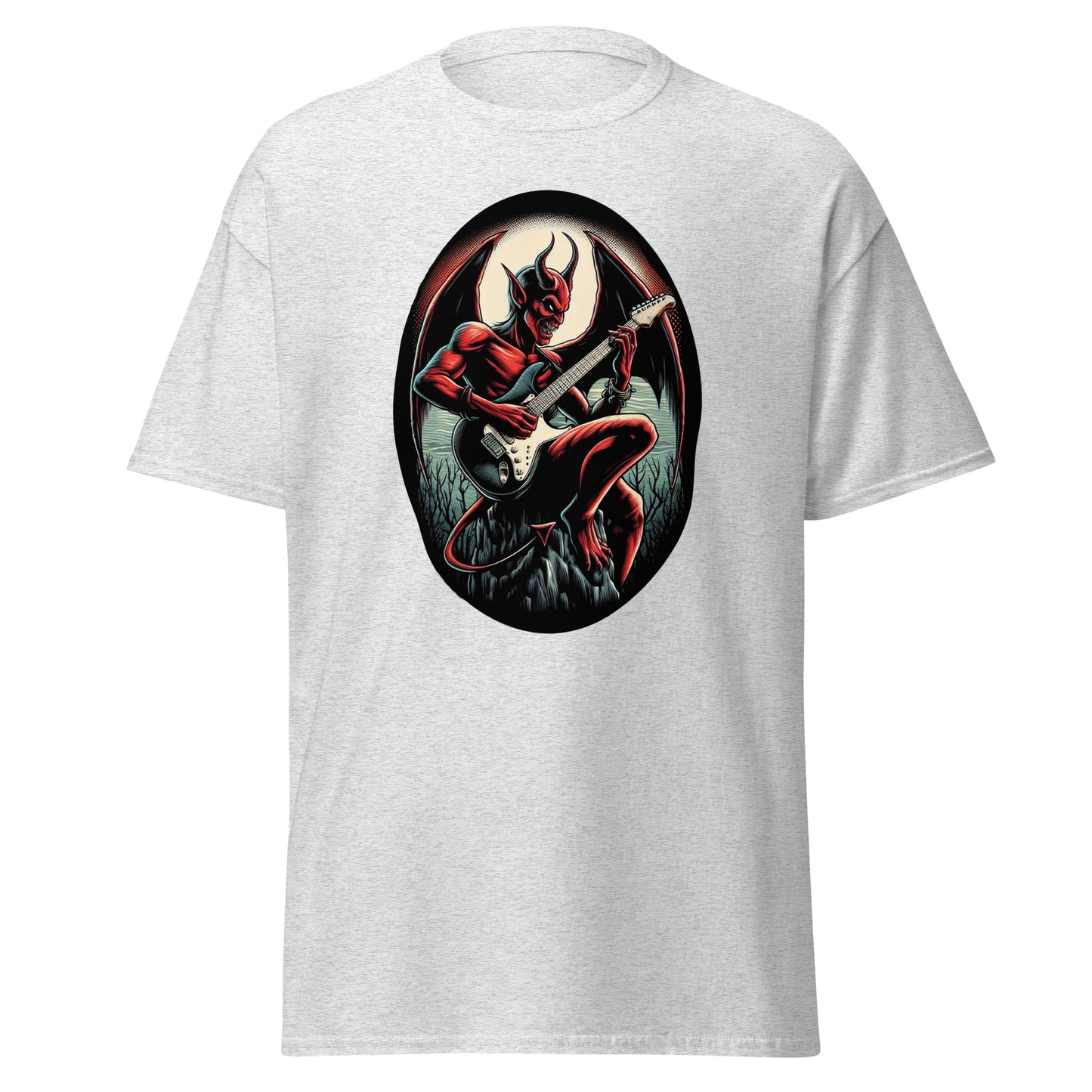The Devil Playing Guitar T-Shirt - Unleash the Infernal Melodies