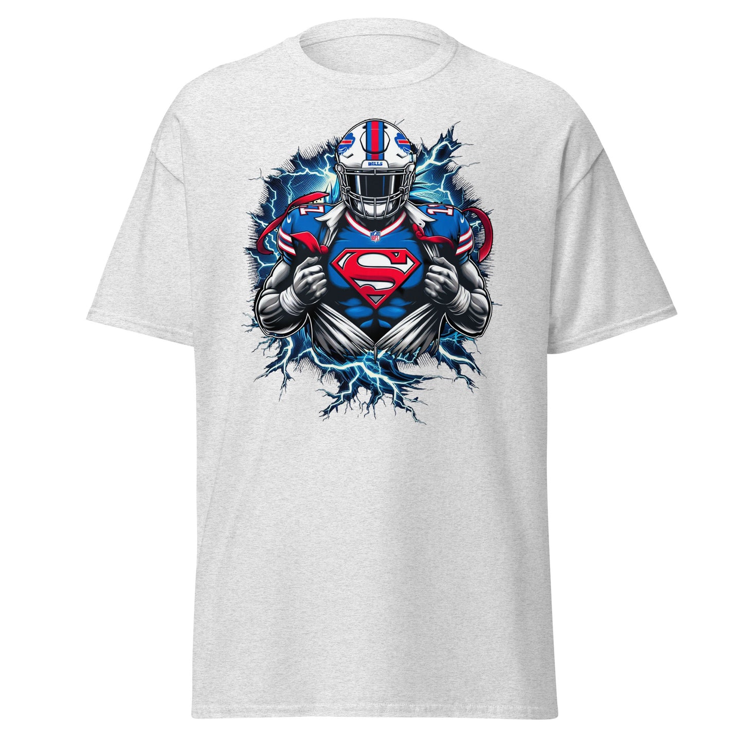 Buffalo Hero: Bills Player Superhero-Inspired T-Shirt