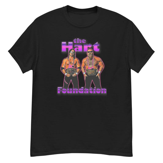 The Hart Foundation Wrestling Legends T-Shirt - thenightmareinc