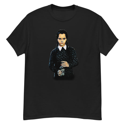 Wednesday Addams T-Shirt - 80s Horror Tee Inspired by Addams Family - thenightmareinc