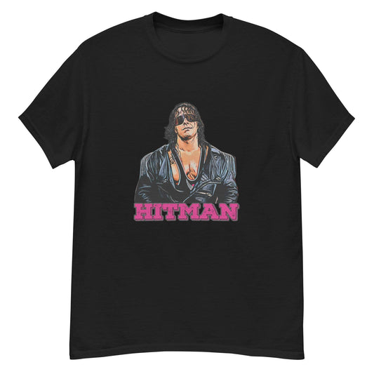 Brett the Hitman Hart 80s Wrestling Tee - Wrestling Shirt - thenightmareinc