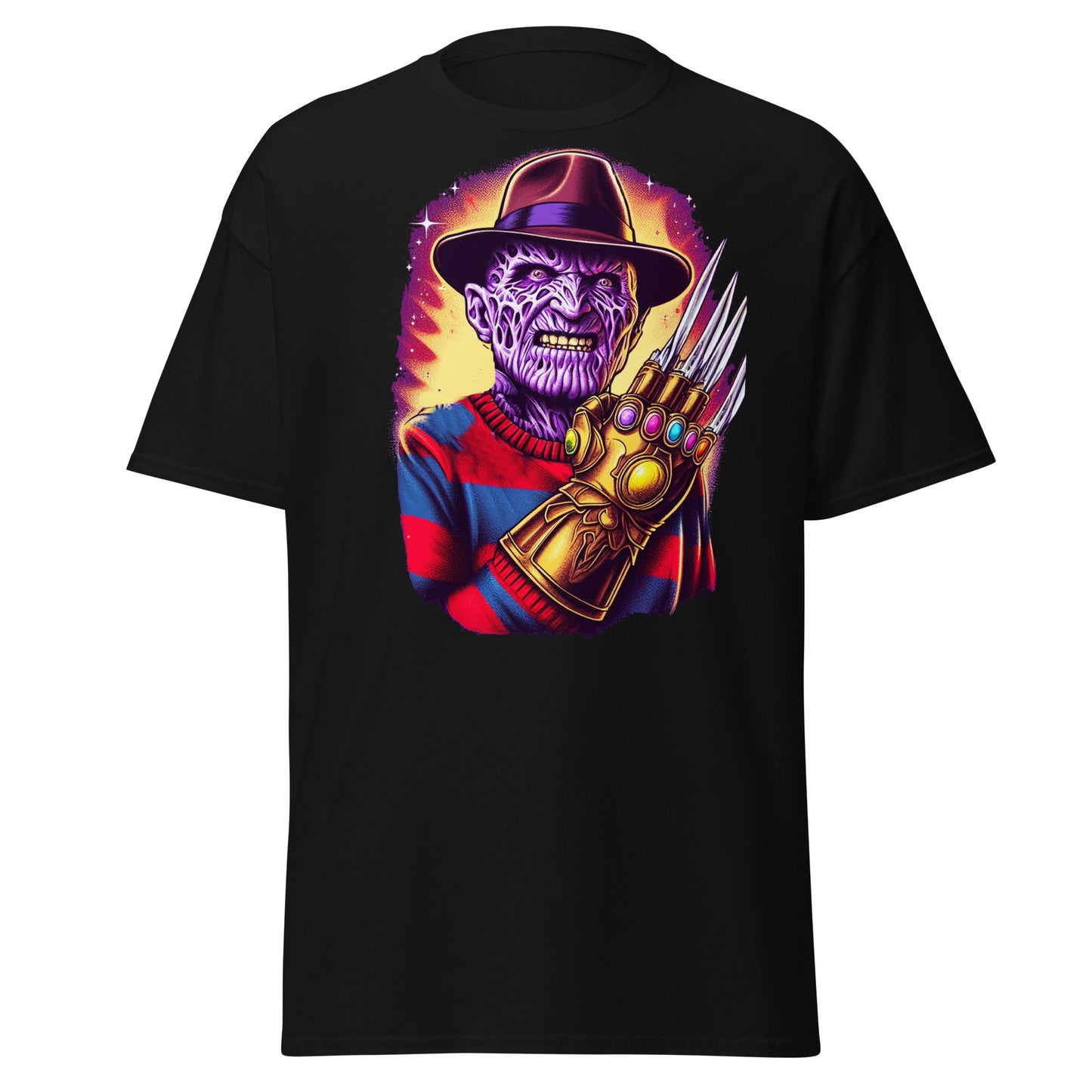 Thanos Freddy krueger mash up tshirt