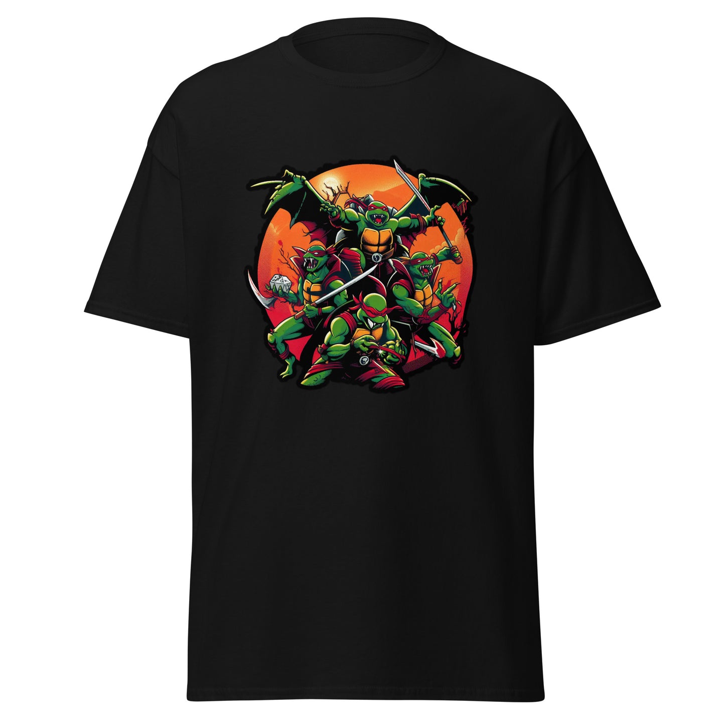 Teenage Mutant Ninja Vampire Turtles T-Shirt - Fangs, Shells, and Heroics