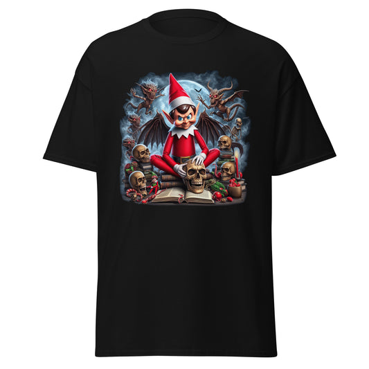 Evil Elf on the Shelf T-Shirt - Unleash Mischief with a Sinister Twist!
