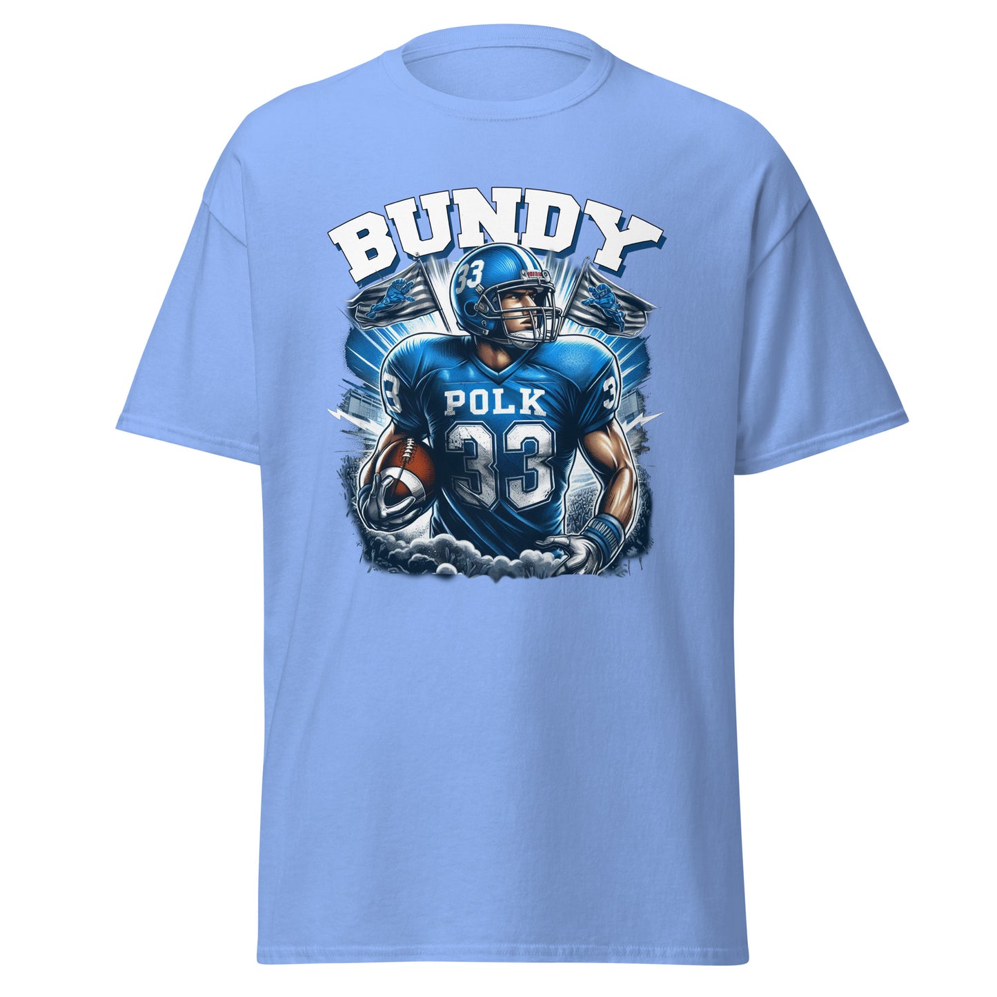 Al Bundy Polk High Football T-Shirt - Lime Blue