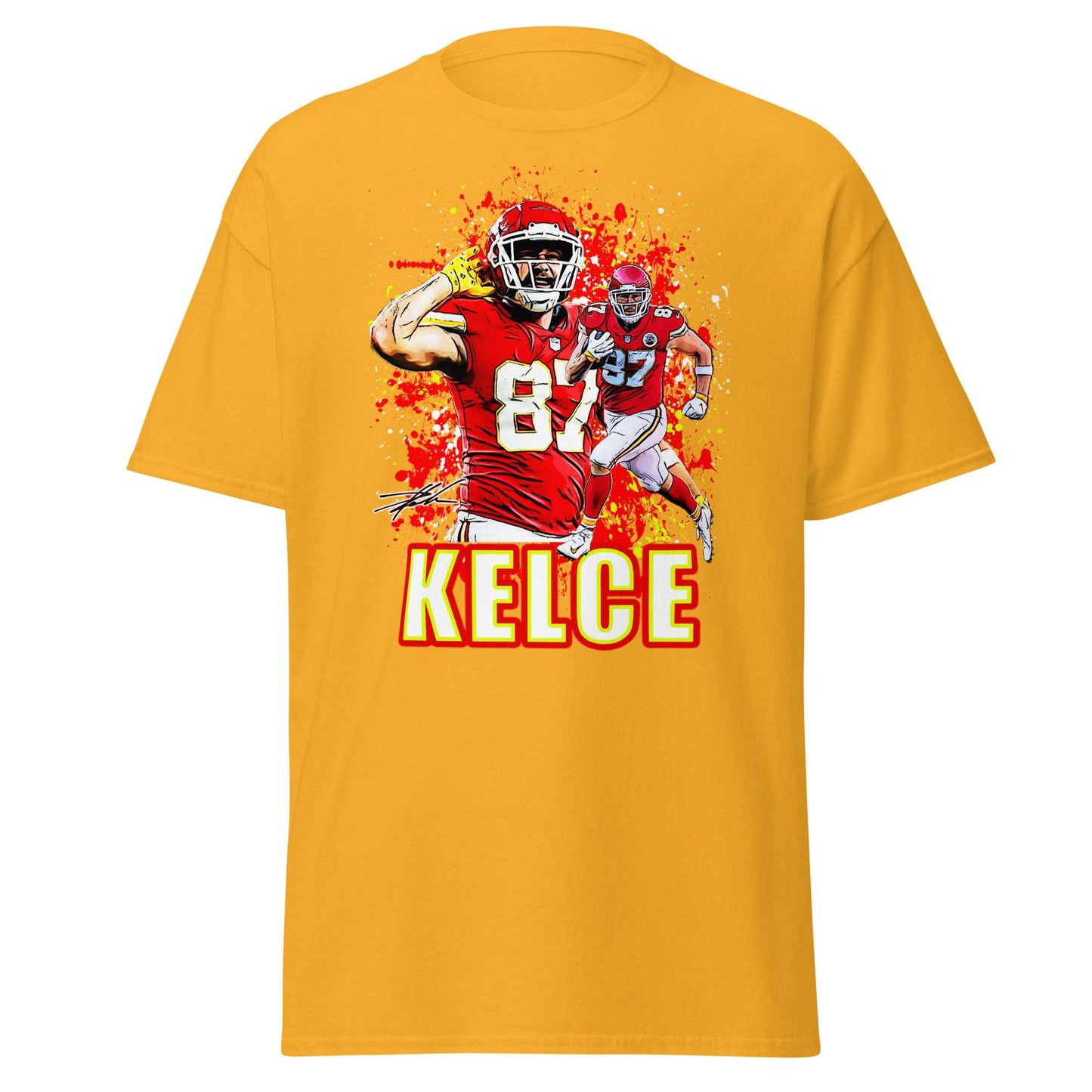 Kansas City Chiefs Football Fan Tee - Kelce - thenightmareinc