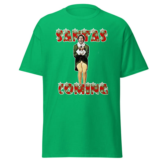 Buddy the Elf - Santa's Coming T-Shirt - Spreading Holiday Excitement