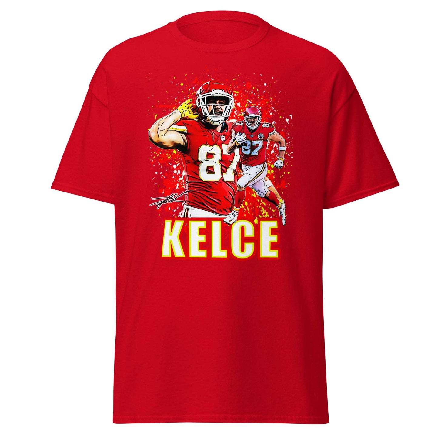Kansas City Chiefs Football Fan Tee - Kelce - thenightmareinc