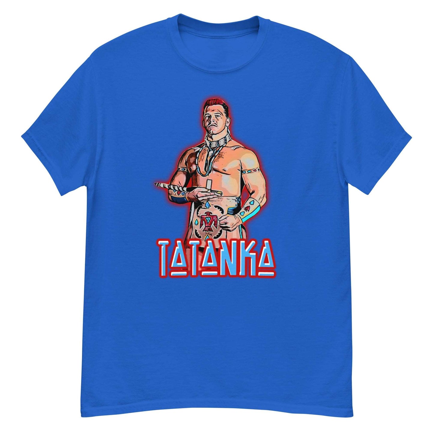 Tatanka Native American Wrestling Tee - thenightmareinc
