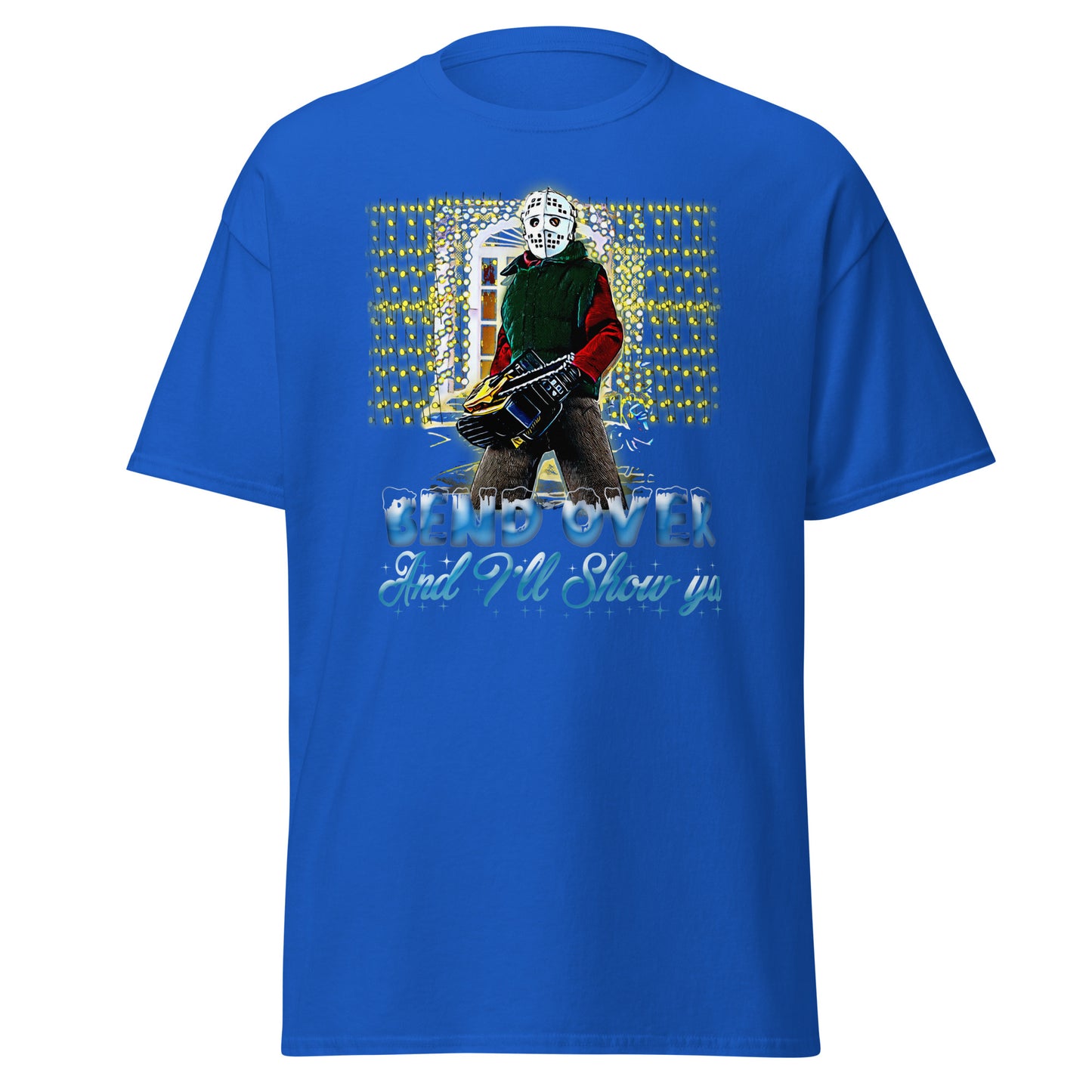 Christmas Vacation T-Shirts - Clark Griswold Quote Shirts - Blue