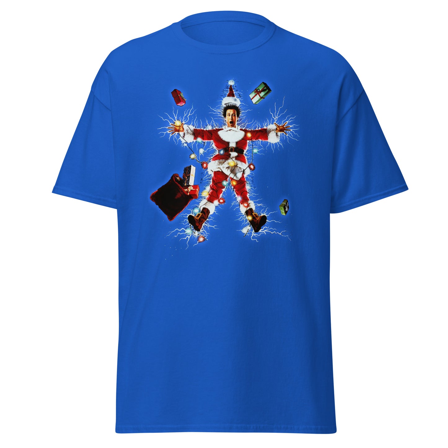 Christmas Vacation Clark Griswold T-Shirt - Blue 