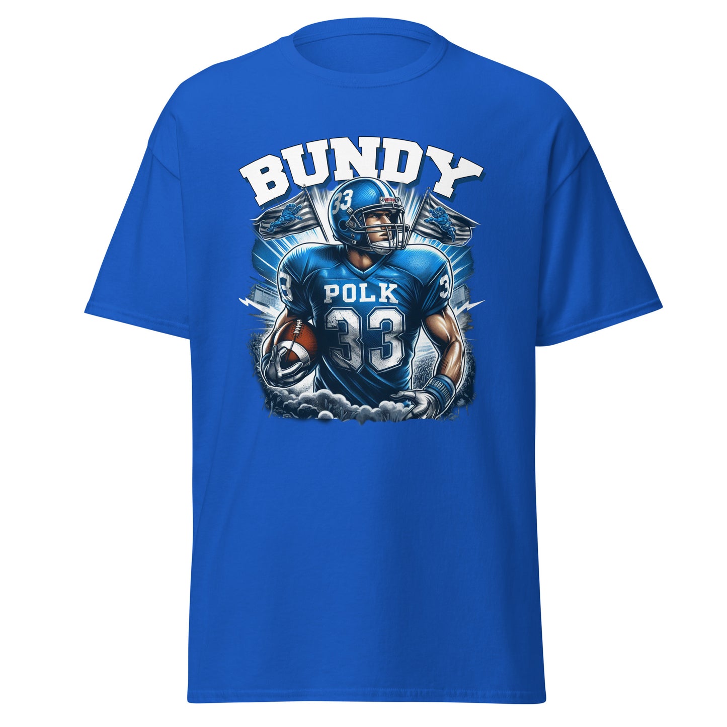 Al Bundy Polk High Football T-Shirt - Blue