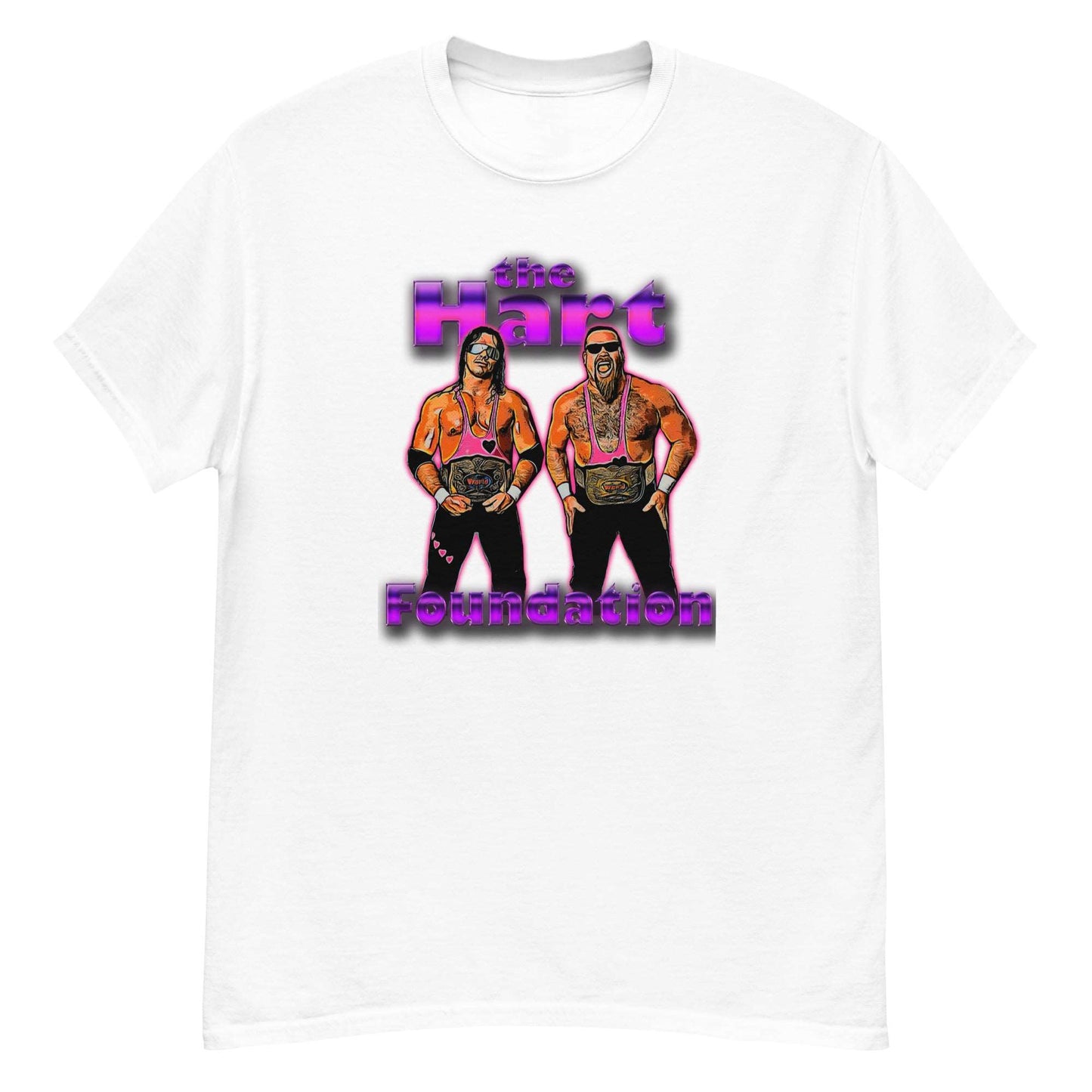 The Hart Foundation Wrestling Legends T-Shirt - thenightmareinc