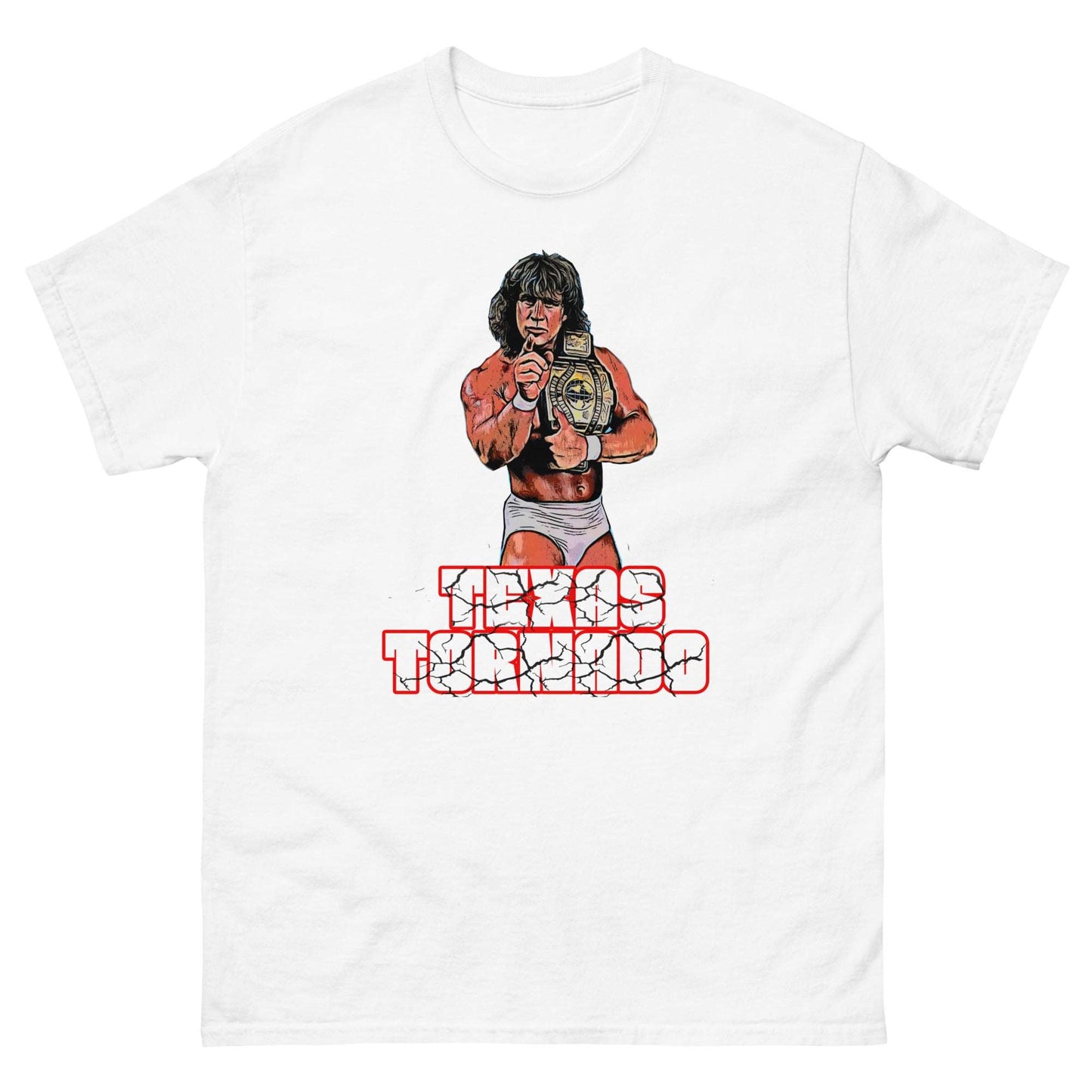 Texas Tornado T-Shirt - 80s Wrestling Classic Tee - thenightmareinc