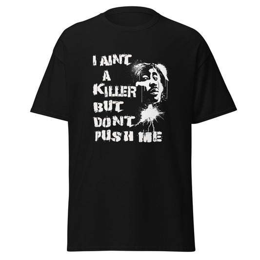 1990 Classic 2 Pac Rapper T-Shirt - Black