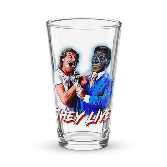 They Live Pint Glass