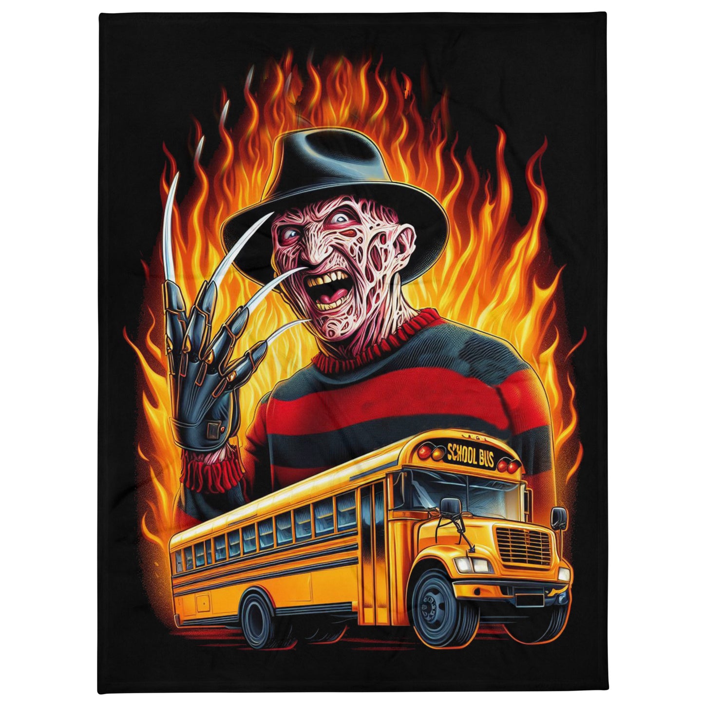 Freddy Krueger Nightmare Blanket - Embrace the Horror in Comfort