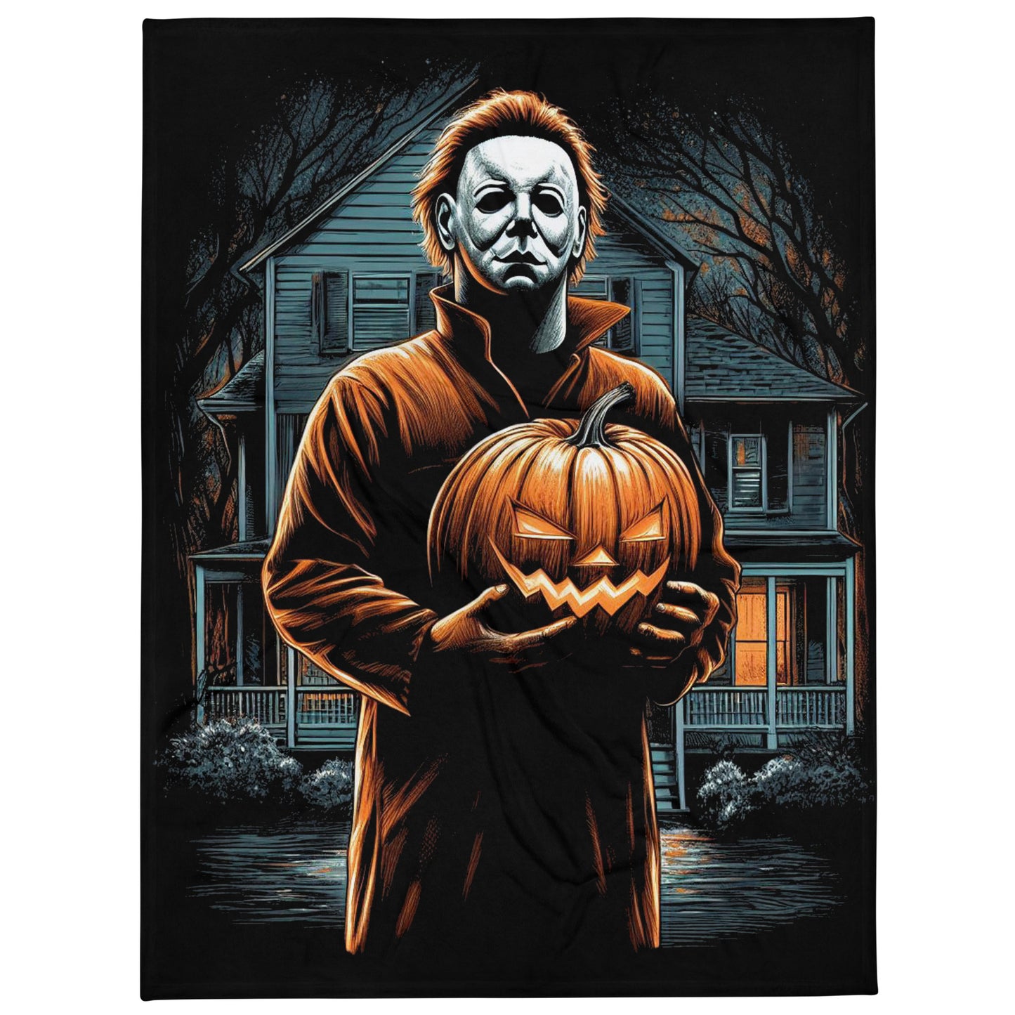 Michael Myers House Blanket - Wrapping in Halloween's Silence