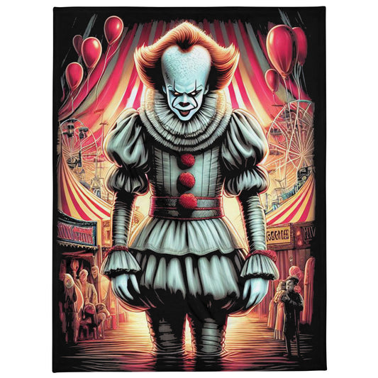 Pennywise Circus Blanket - Cozy Horrors Under the Big Top