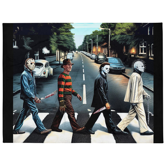 Abbey Road Horror Characters Blanket - A Spine-Chilling Journey
