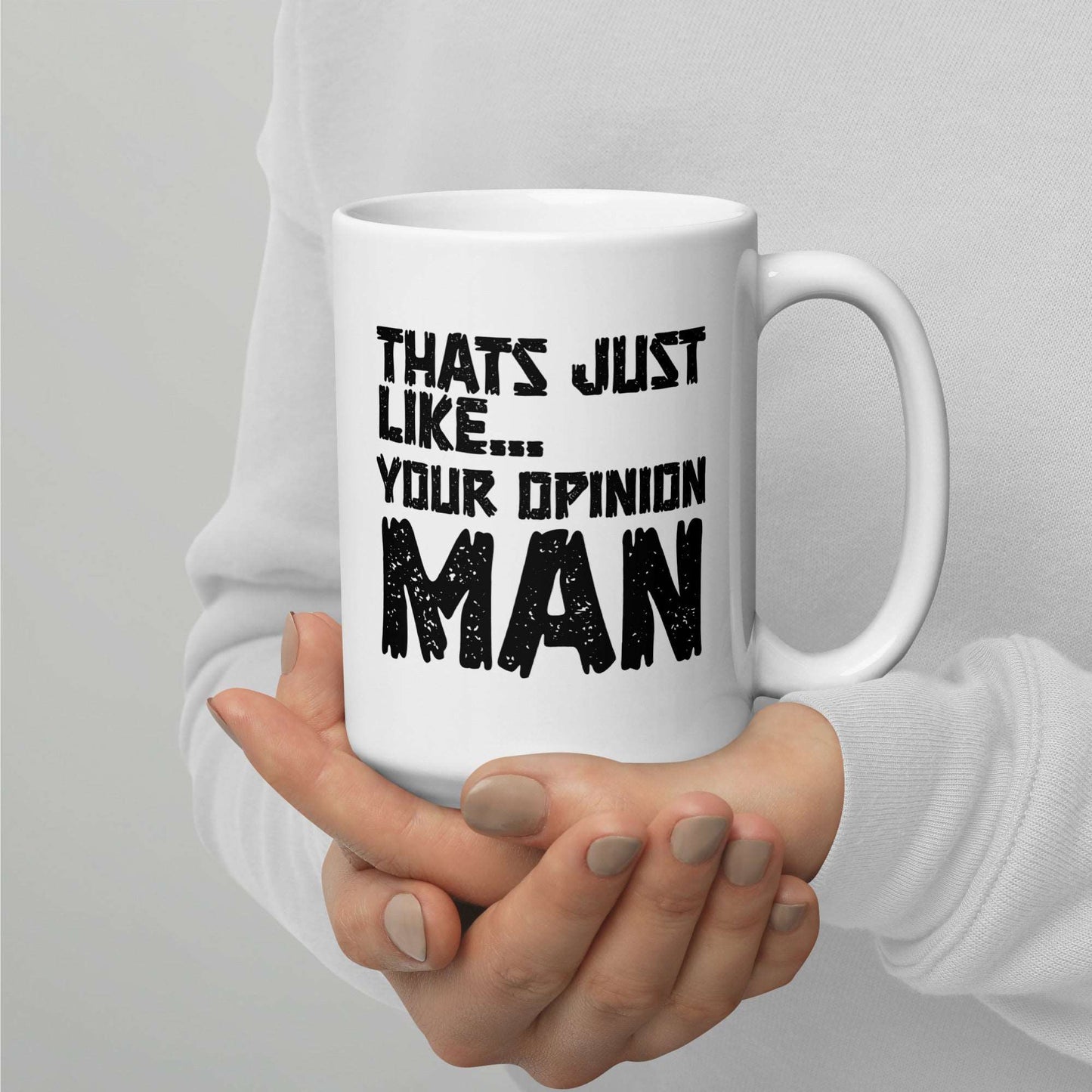 The Big Lebowski Quote Mug - That's Just Your Opinion, Man - thenightmareinc