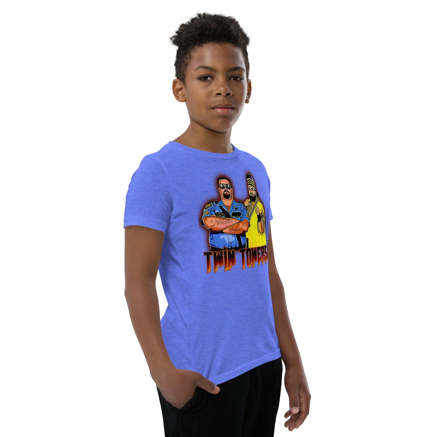 Twin Towers Wrestling Tag Team Tee: Unite for Unstoppable Power