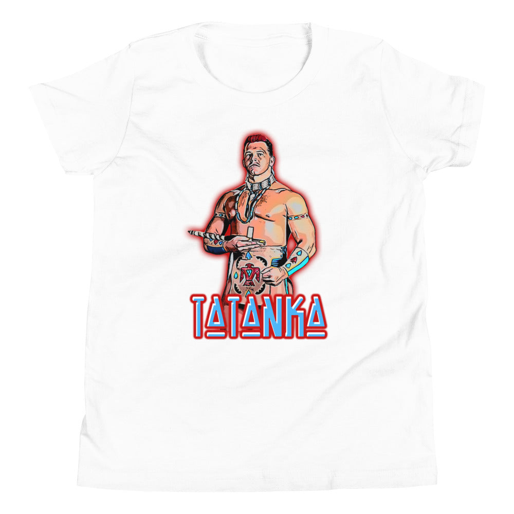 Tatanka Youth Short Sleeve Tee - Wrestling Legend Fanwear - thenightmareinc